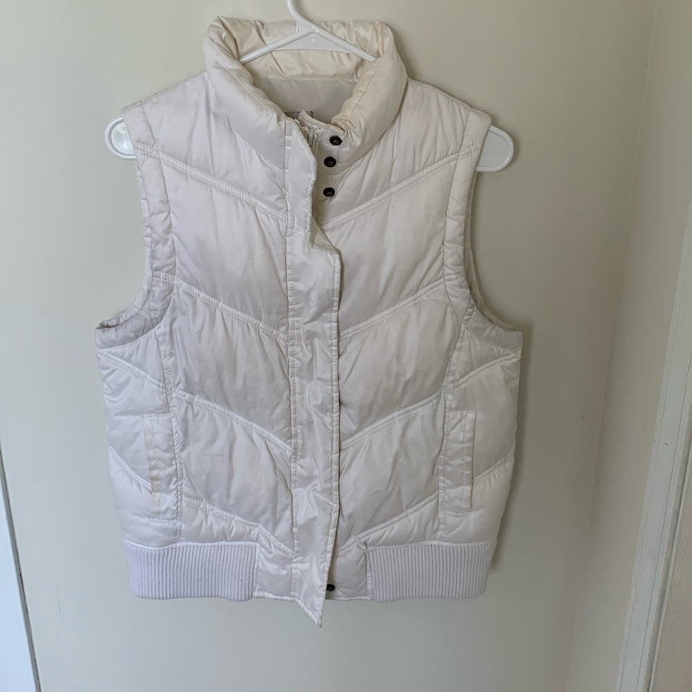 White Puffer Vest